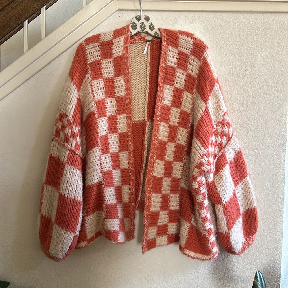 Free People | Aldrin Checkered Cardigan | XS/S - Picture 5 of 16